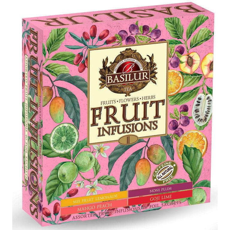 BASILUR Fruit Infusions Assorted II. csomagolt, 40 gastro filter (4792252947542)