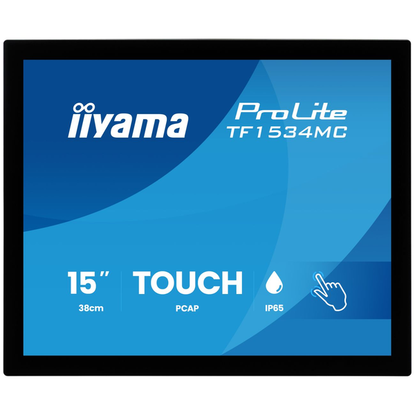 iiyama ProLite TF1534MC-B8X computer monitor 38,1 cm (15") 1024 x 768 Pixels Touchscreen