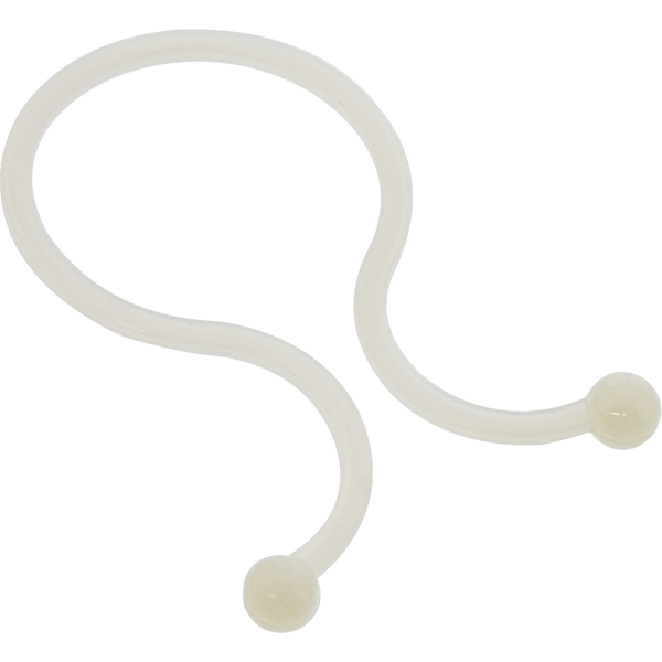 InLine 59966X fascetta Twist cable tie Nylon Bianco
