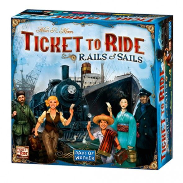 Настолна игра Ticket to Ride, Rails & Sails, английски език