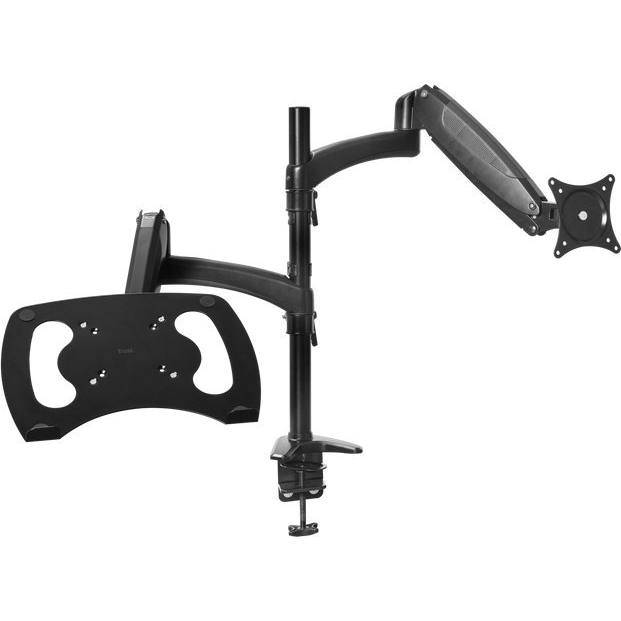 Trust Mara Monitor & Laptop Arm Black (25337)