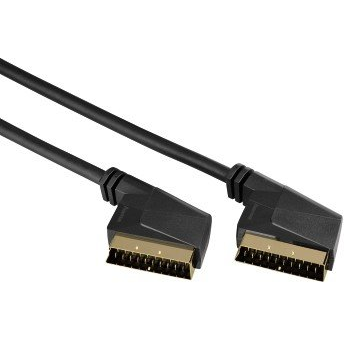 Hama Scart - Scart, 3m SCART-kabel SCART (21-pin) Zwart