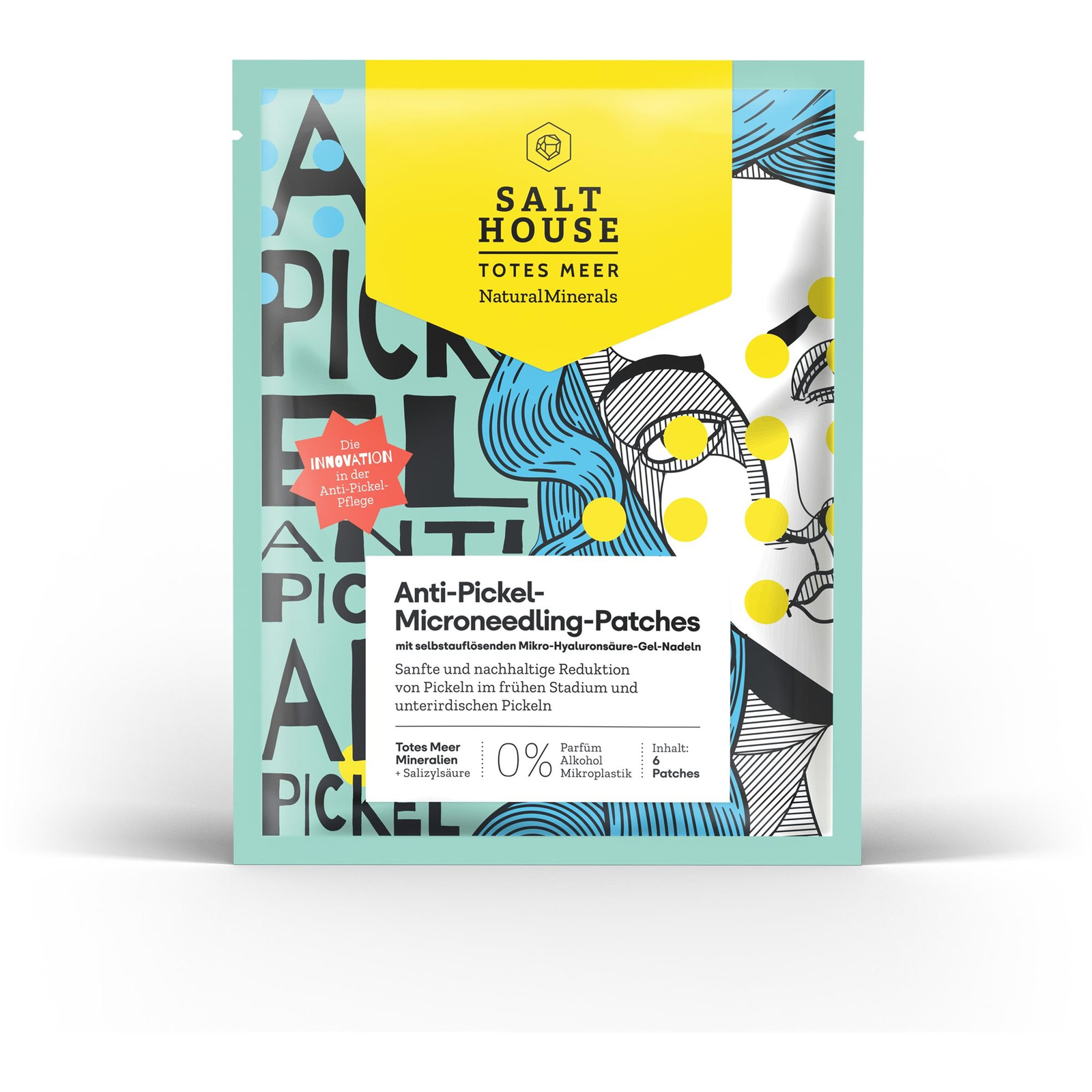 SALT HOUSE Microneedling akné elleni tapasz 6 db (4008890008393)