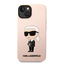 Husa Karl Lagerfeld roz (KLHCP14SSNIKBCP) pentru dispozitivul Apple iPhone 14 (127462)