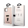 Husa Karl Lagerfeld roz (KLHCP14SSNIKBCP) pentru dispozitivul Apple iPhone 14 (127462)