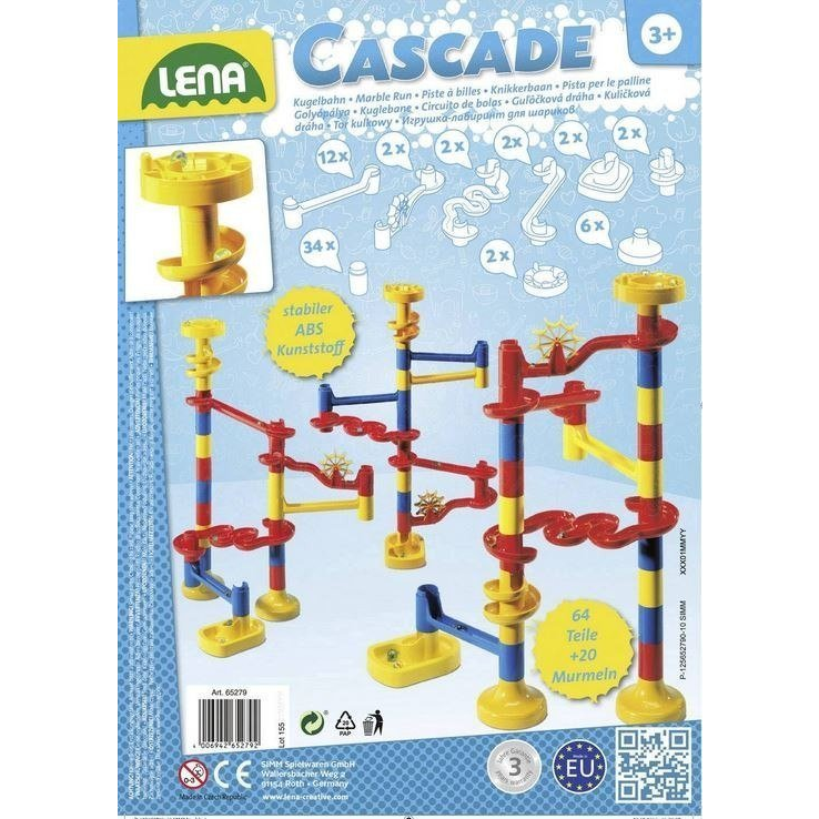 Lena Cascade Knikkerbaan KIGA hračka na zlepšenie motoriky