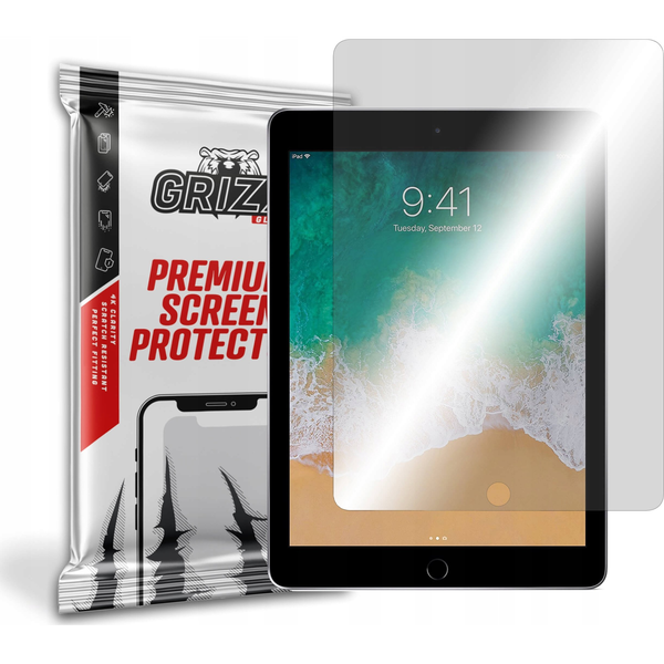  GrizzGlass Szkło hybrydowe Grizz Apple iPad 9.7 2017/2018 (5. i 6. generacji)