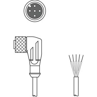 Leuze Electronic 429172 Csatlakozóvezeték 1 db (429172)