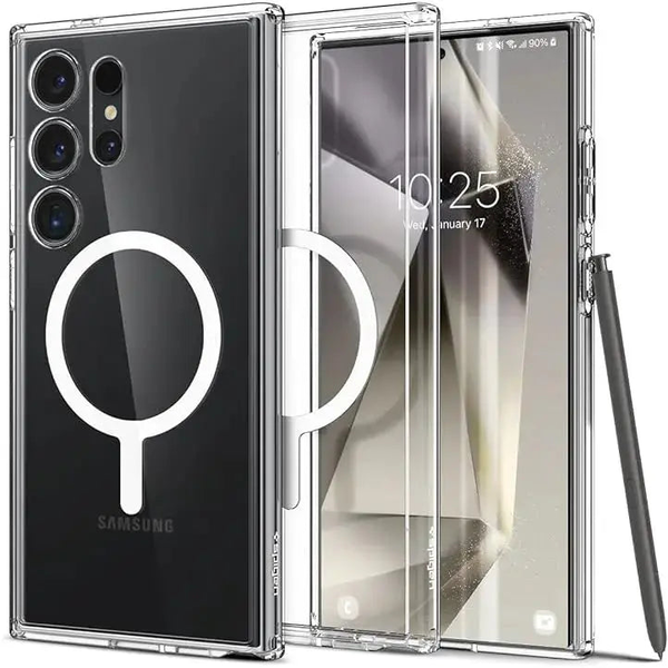 Spigen Ultra Hybrid Mag Samsung Galaxy S24 Ultra tok átlátszó (ACS07222)