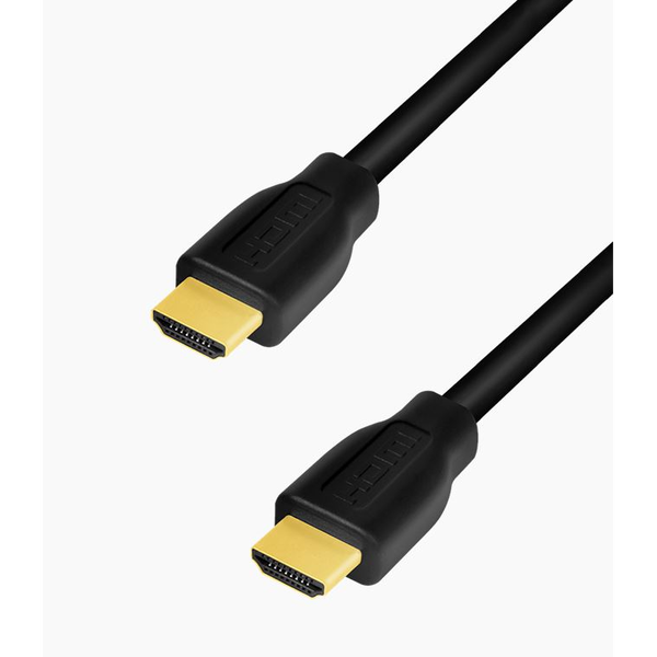 LogiLink HDMI-Kabel A/M zu A/M, 4K/60 Hz, CCS, schwarz, 1,0m