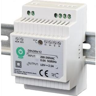  Eura ZASILACZ DIN ''EURA'' DIN30W12 12V 2,5 A DC