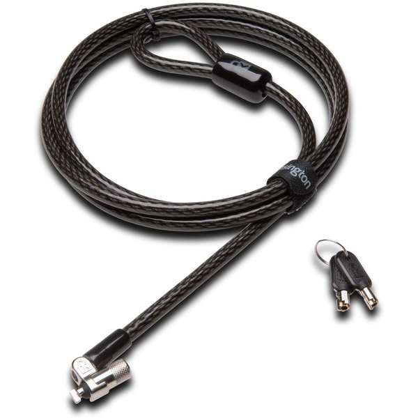 Kensington MicroSaver 2.0 cabluri cu sistem de blocare Negru, Din oţel inoxidabil