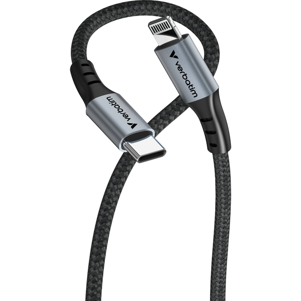 Kabel Verbatim USB-C (M) - Lightning, 1,2 m, 60 W