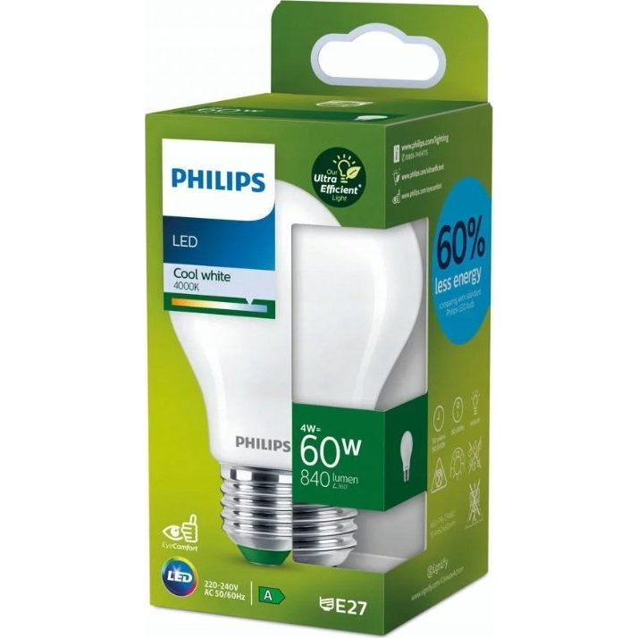 Philips 8720169187771 LED lámpa Hideg fehér 4000 K 4 W (929003624101)