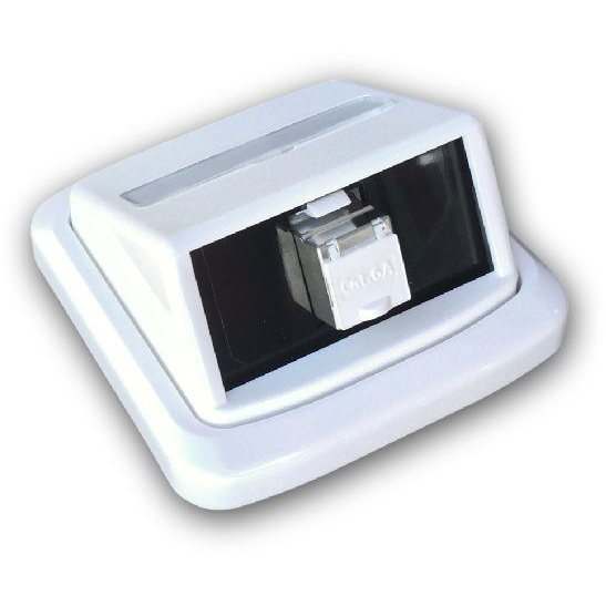 Datacom ABB Tango STP CAT6A 1 × RJ45 Skey fehér aljzat (2396)