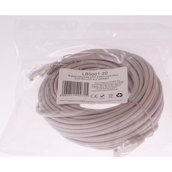  Libox 20m CAT.5E UTP 4x2x26 AWG