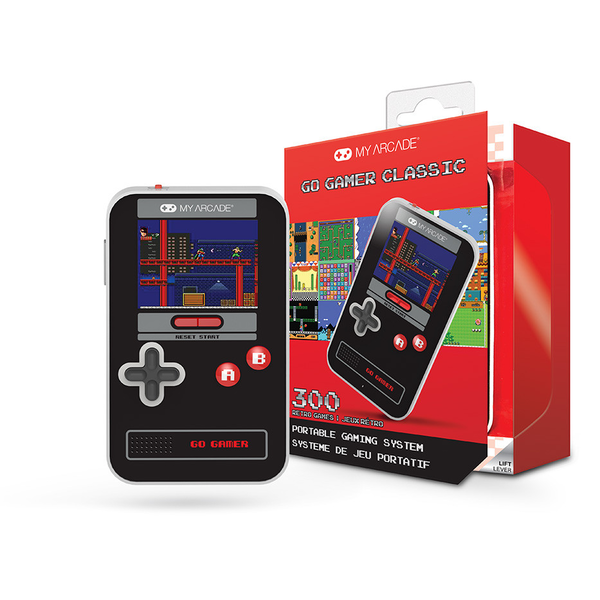 My Arcade DGUN-3909 Go Gamer Classic 300in1 Fekete&amp;Piros Hordozható Kézikonzol