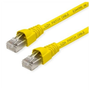 TELEGÄRTNER Kabel krosowy RJ45 S/FTP, kat. 6A, LSZH, żółty, 4,5 m