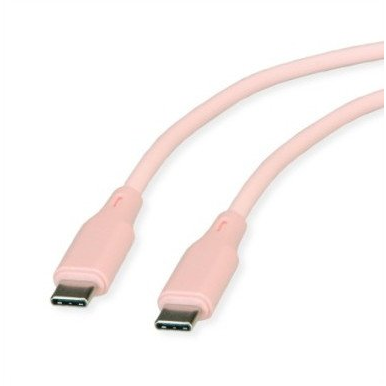 Kábel Proline USB typ C - USB typ C 1 m ružový