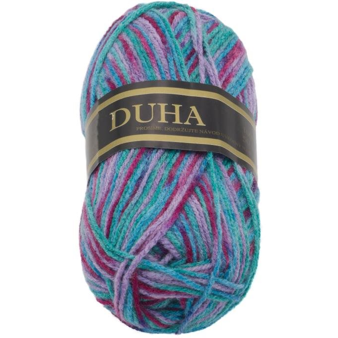 Duha 50g - 770 türkiz, rózsaszín, lila (6719)