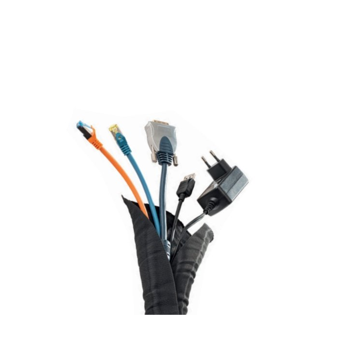 Hagor KS Self Wrap Önzáró kábelkötegelő 5m - Fekete (8825)