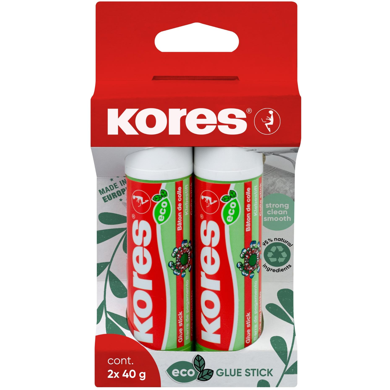 Kores Eco ragasztó 2 x 40 g (13624)