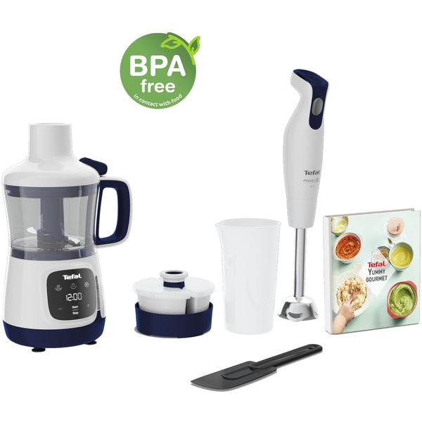 Tefal Yummy Gourmet HB55W4 0,8 L Blender til madlavning 600 W Hvid