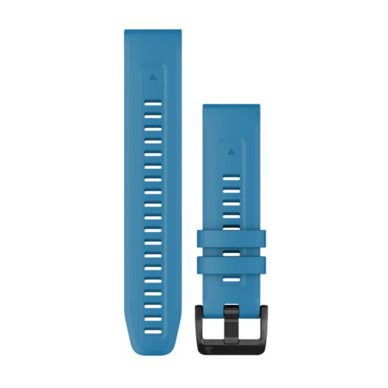 Garmin Quatix 7 óraszíj 22 mm cirrus kék szilikon (QuickFit) (010-13111-30)