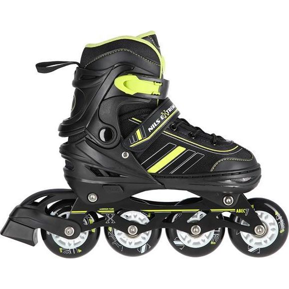 Rolki Nils Extreme NH18191 z wymienną płozą regulowane czarne r. 39-43