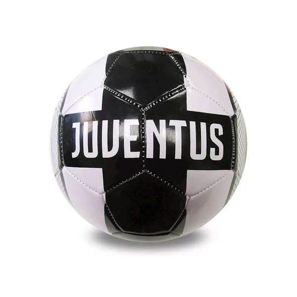 FC Juventus Focilabda címerrel 22cm - Fekete/Fehér
