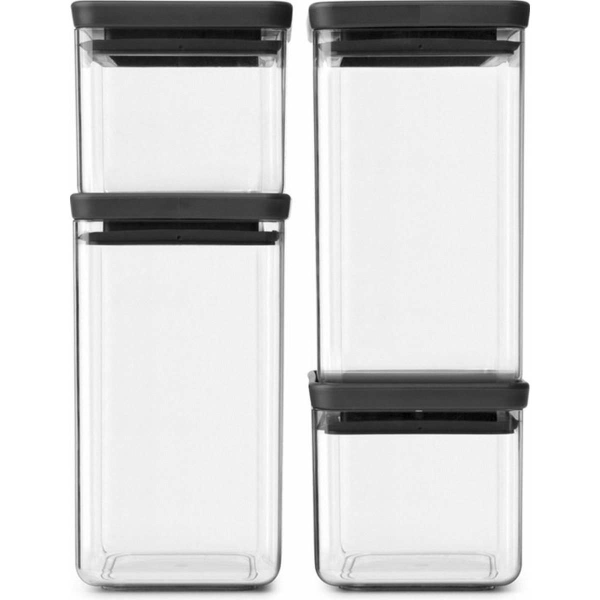 Brabantia 12 24 22 Műanyag ételtároló készlet (4 db / csomag) (12 24 22)