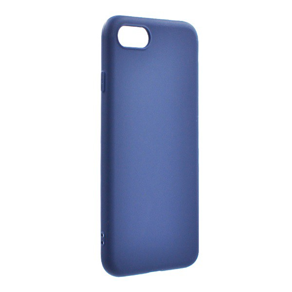 Protector de telefon din silicon pentru iPhone 7 / 8 / Se (2020) / Se (2022) (mat) Albastru inchis