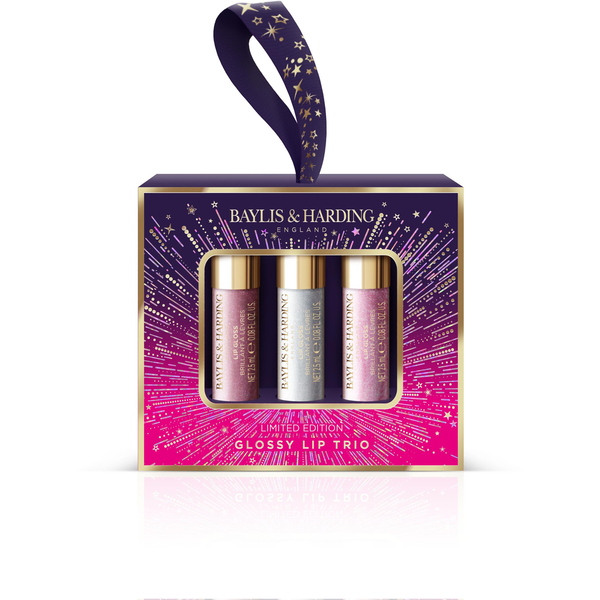 BAYLIS &amp; HARDING szájfény ajándékcsomag, Füge &amp; Gránátalma - 3 db