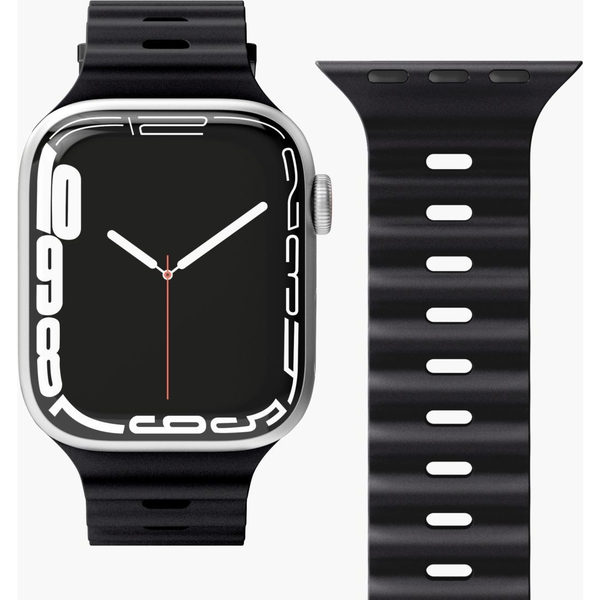 Vonmählen Wave Band Szilikon Szíj Apple Watch 38/40/41mm Fekete