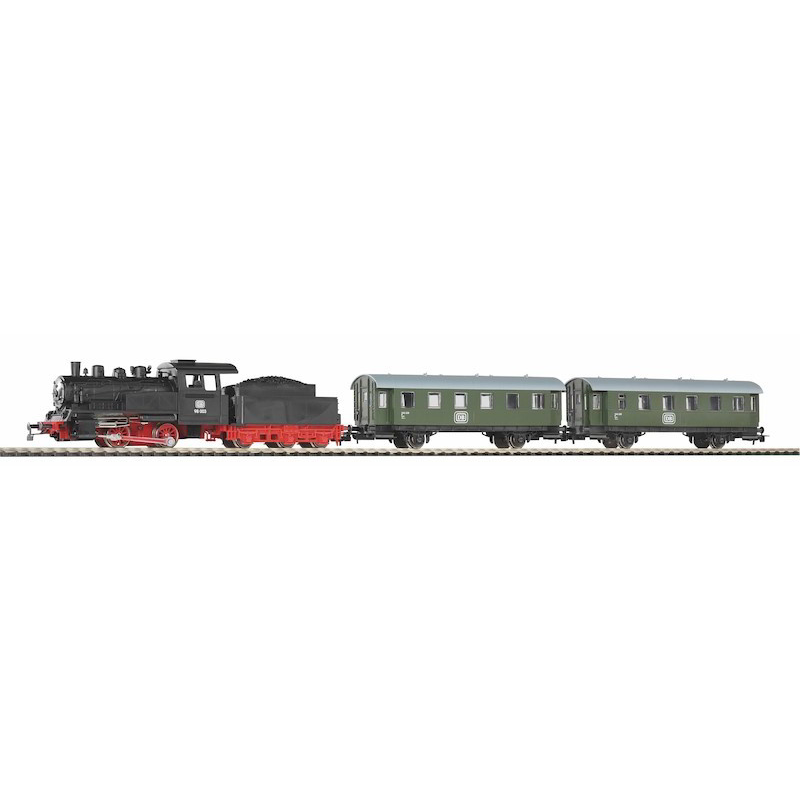 Piko: Kezdőkészlet BR 98 szerkocsis gőzmozdony személykocsikkal (57112)