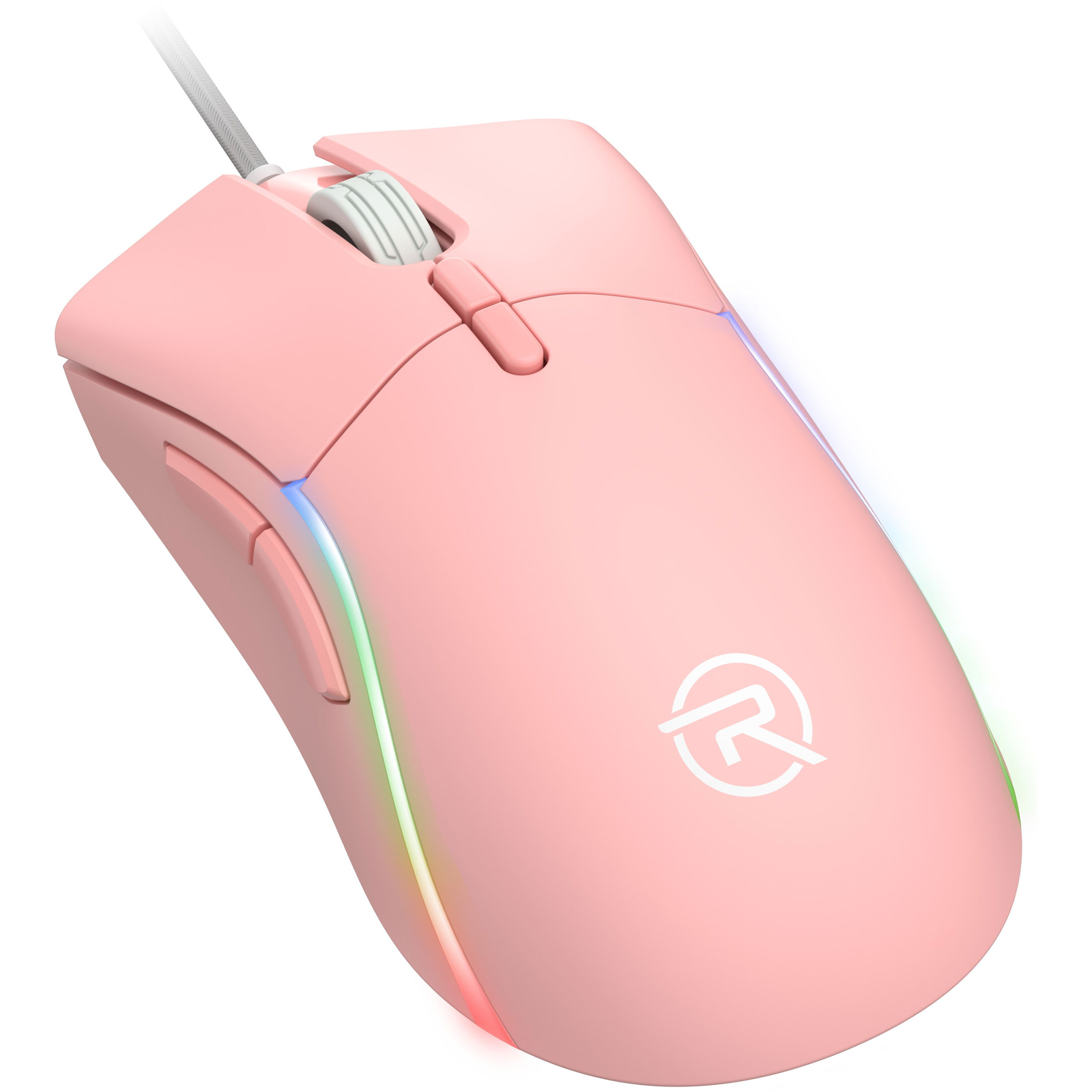 Rapture VENOM V2 Gaming Egér 12000 DPI Rózsaszín (RPT-GM3327KS03P)