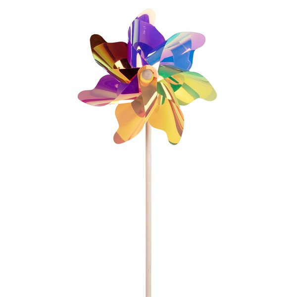 IRIS dekor műanyag szélforgó multicolor 22x55cm (72077)