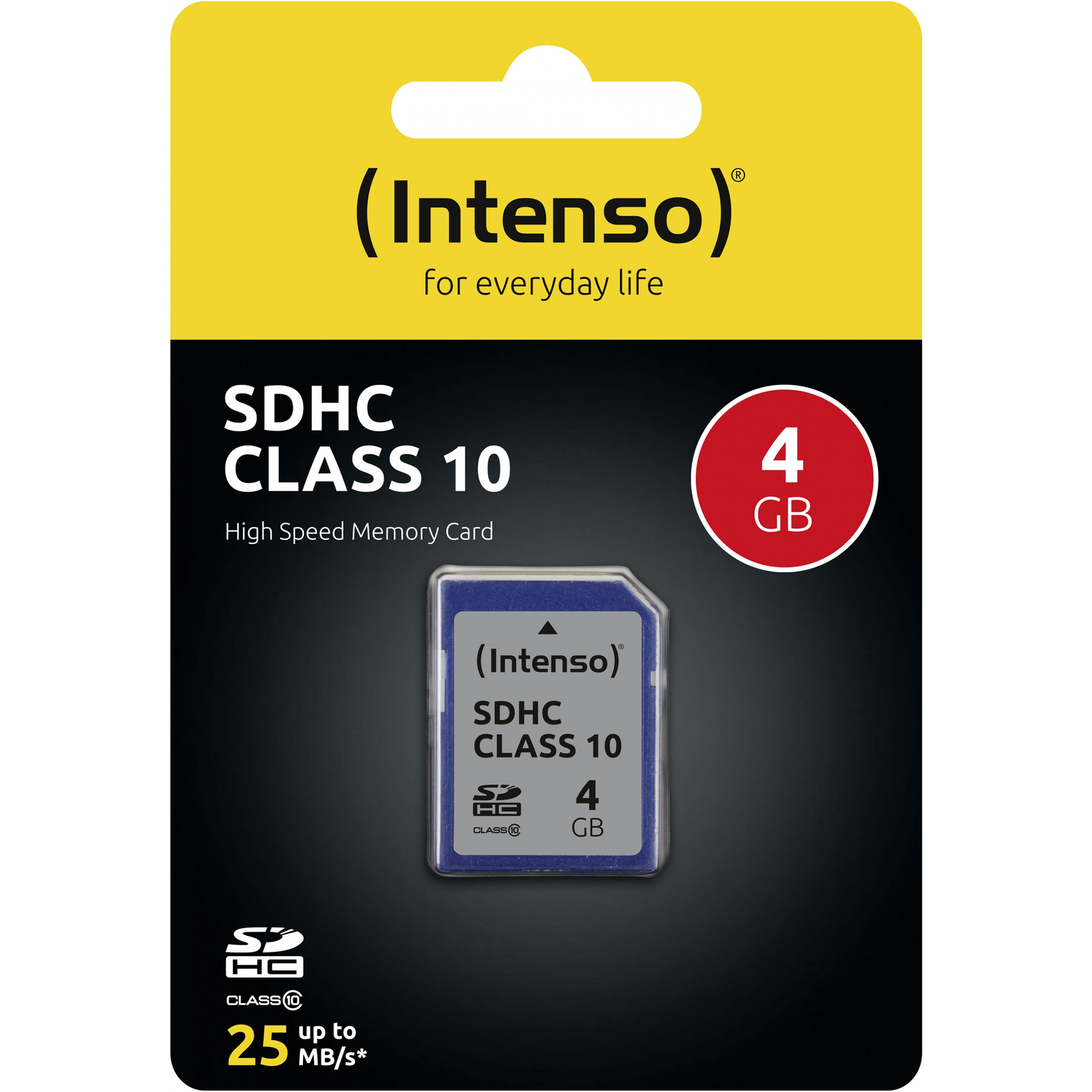 4GB Intenso SDHC 20MB/s (3411450)