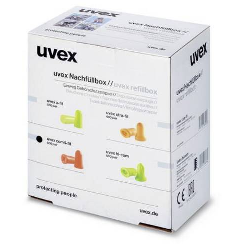 Uvex hi-com Hallásvédő füldugó 24 dB többször használható EN 352-2 100 pár (2112101) (2112101)