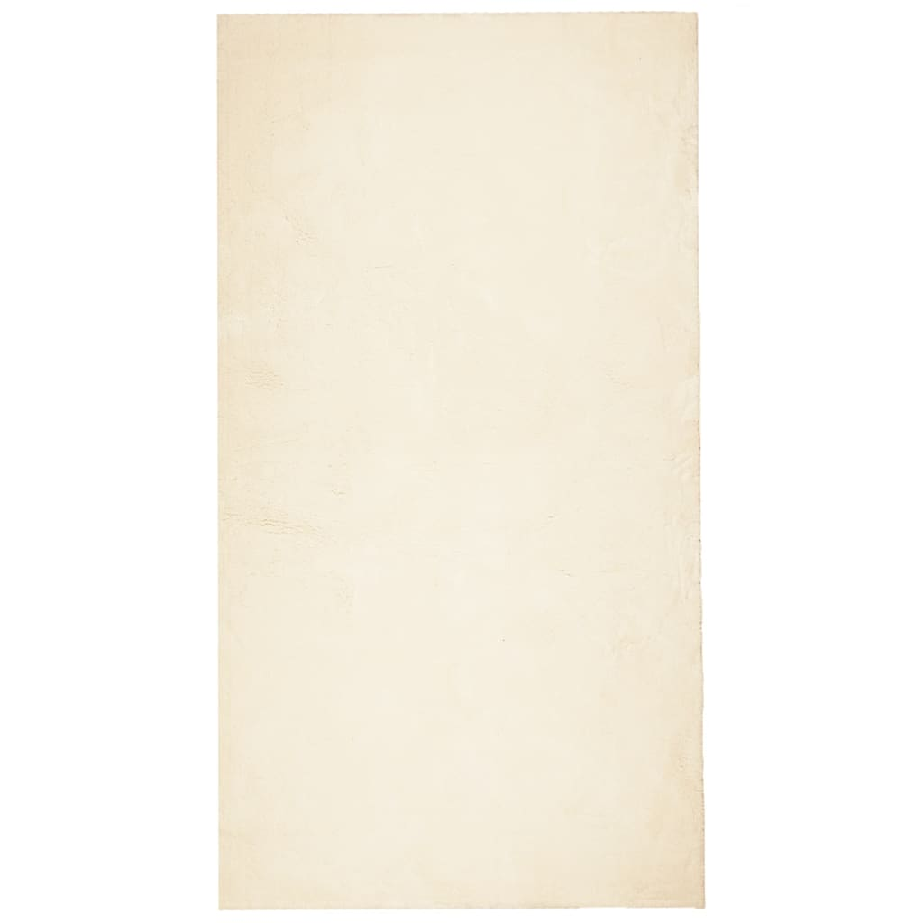 HUARTE krémszínű rövid szálú puha és mosható szőnyeg 80x150 cm (375033)