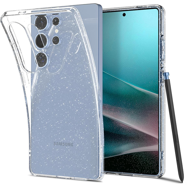 Puzdro pre Galaxy S25 Ultra, Spigen Liquid Crystal Glitter, tenké, s
