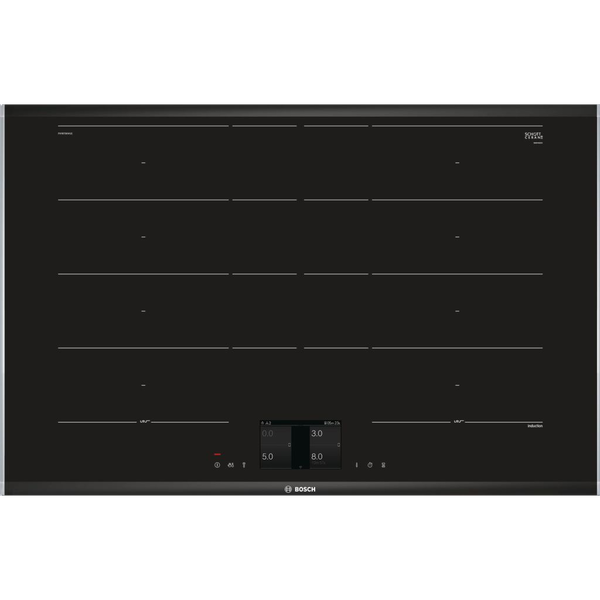 Bosch Serie 8 PXY875KW1E varná deska Černá Vestavěné Indukční varná deska se zónami 4 zóna/zón