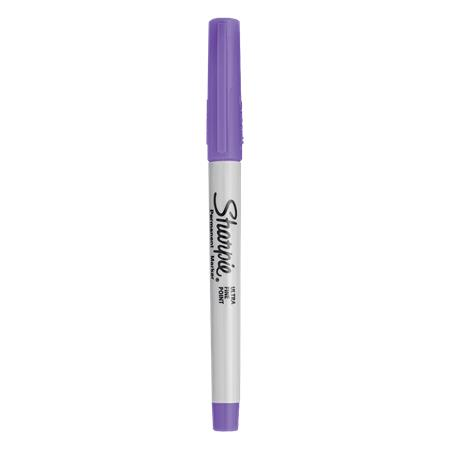 SHARPIE Alkoholos marker, 0,5 mm, kúpos, "Ultra Fine Point", lila (SR0811300) (SR0811300)