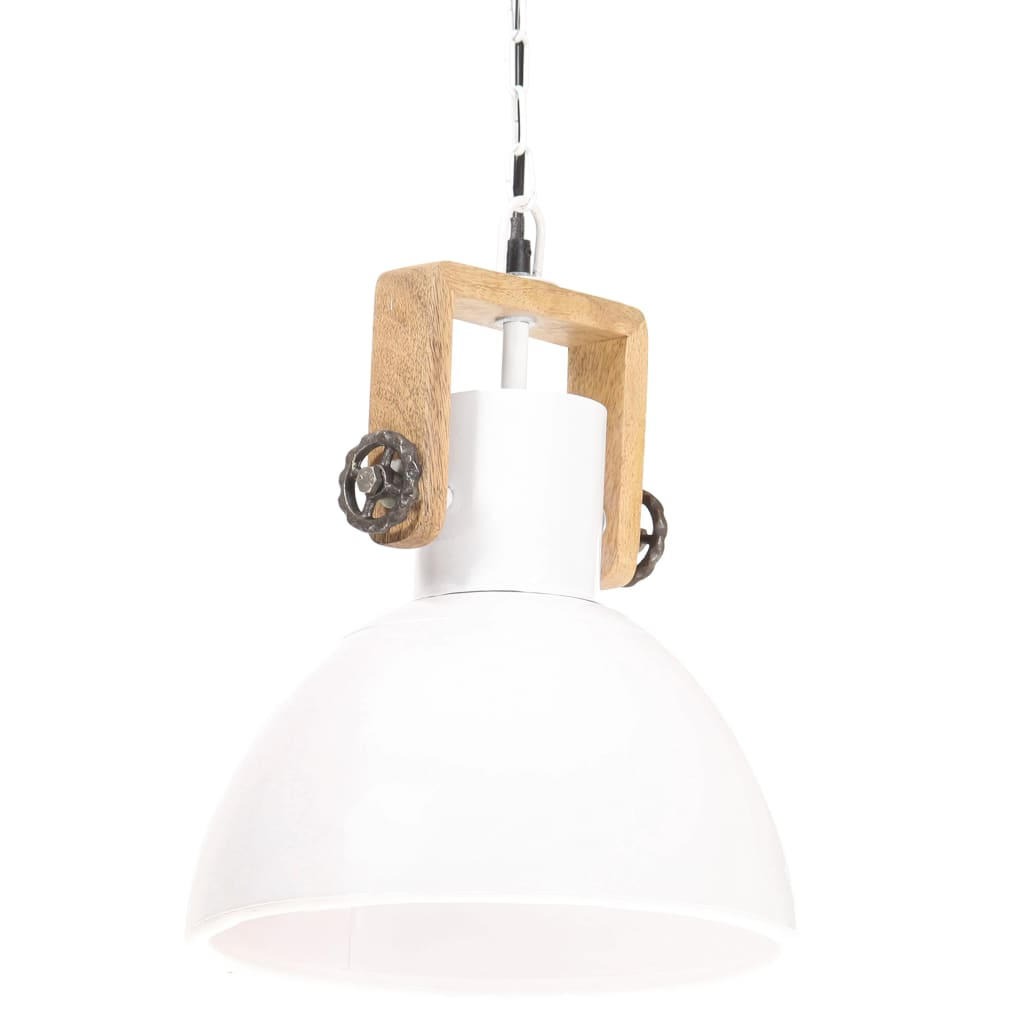 kerek fehér ipari függőlámpa 25 W 30 cm E27 (320539)