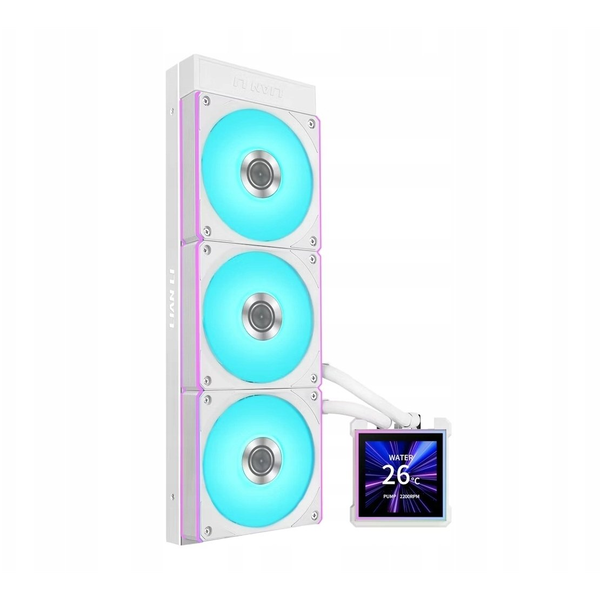 Processzorhűtő Lian Li HYDROSHIFT II LCD-S 360CL AiO  - Fehér