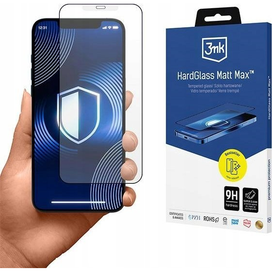3mk HardGlass Matt Max edzett üvegfólia 9H Apple iPhone XR/11 (5903108564144)