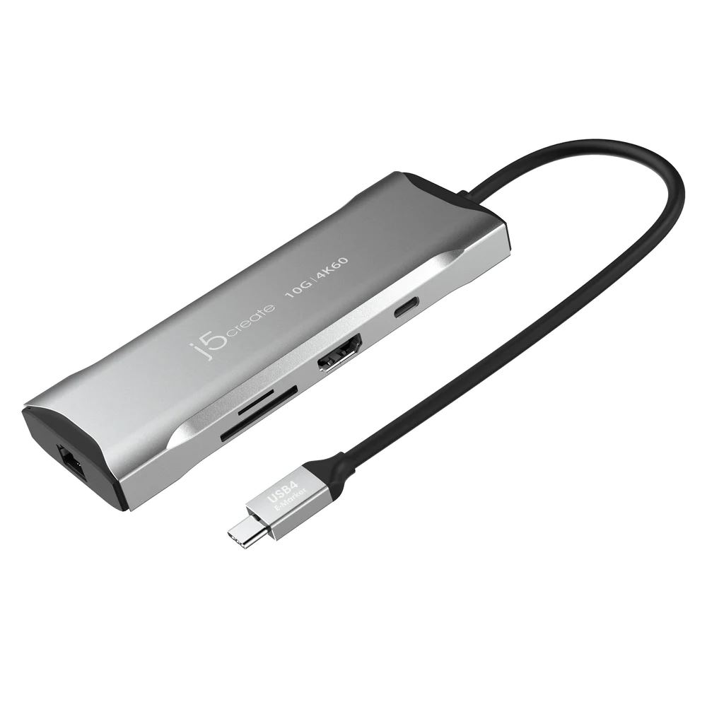 j5create JCD393-N USB-C notebook dokkoló szürke (JCD393-N)