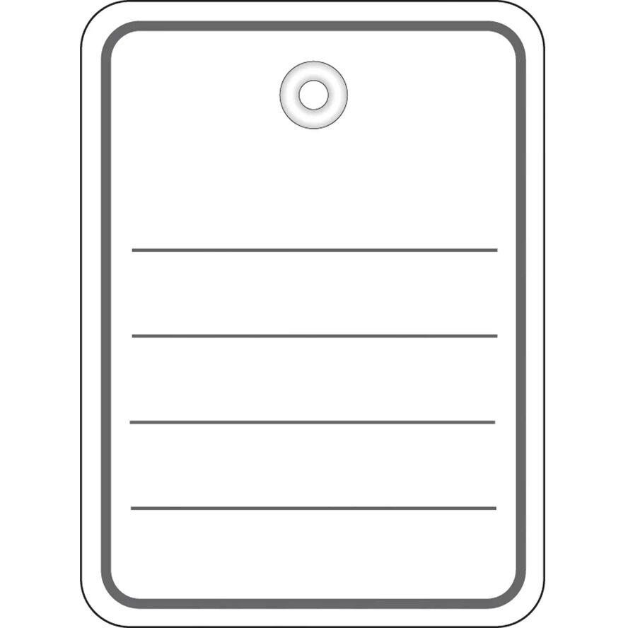 Herma 6841 Árucimke Fűzőlyukkal és zsinórral 48 x 65 mm (1000 címke / csomag) (6841)