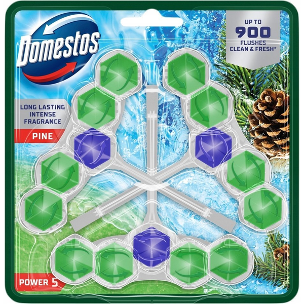 Domestos WC kostka Power 5 3x50g borovice