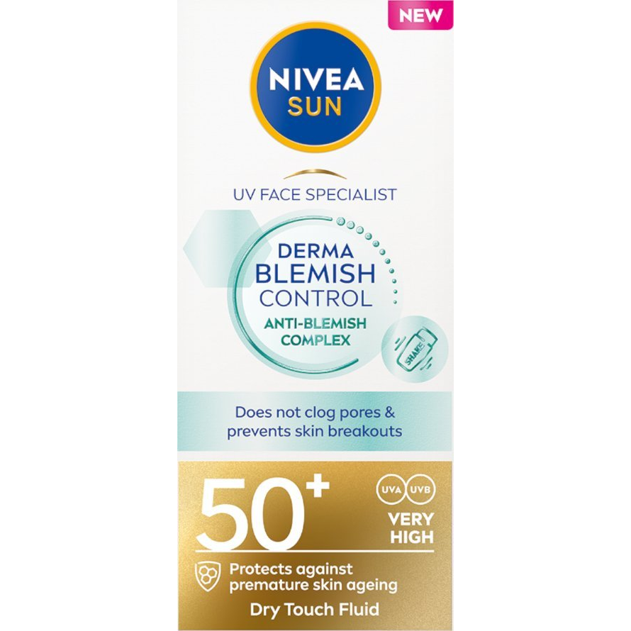NIVEA Napkrém Specialist Derma Skin Clear SPF50+ 40 ml (4006000063393)
